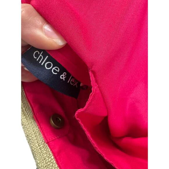 Chloe & Lex tan tan multi color beaded Tote - Picture 4 of 5